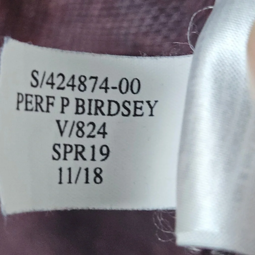 Banana Republic Men's Birdseye Size L Performance Pique Polo Shirt Pocket Preppy